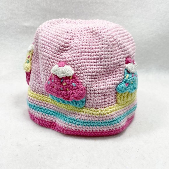 DayLee Design Hand Crochet Cupcake Beanie 1-2yr - Picture 12 of 13